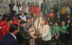 Yeşilay gençlerinden Başkan Kaya’ya  sürpriz uğurlama töreni